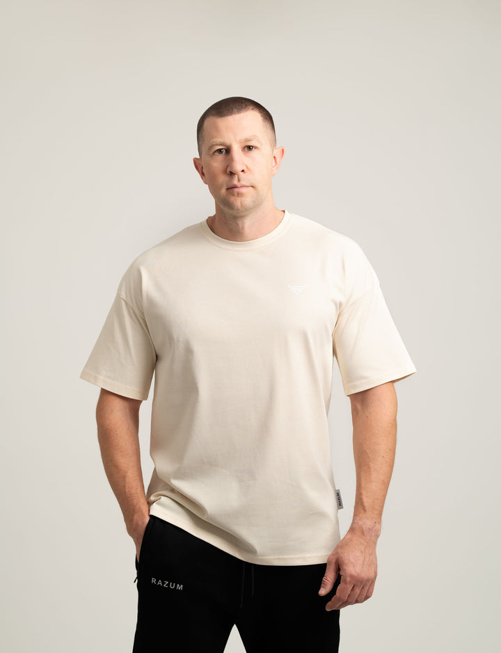 Oversized T-Shirt, Beige