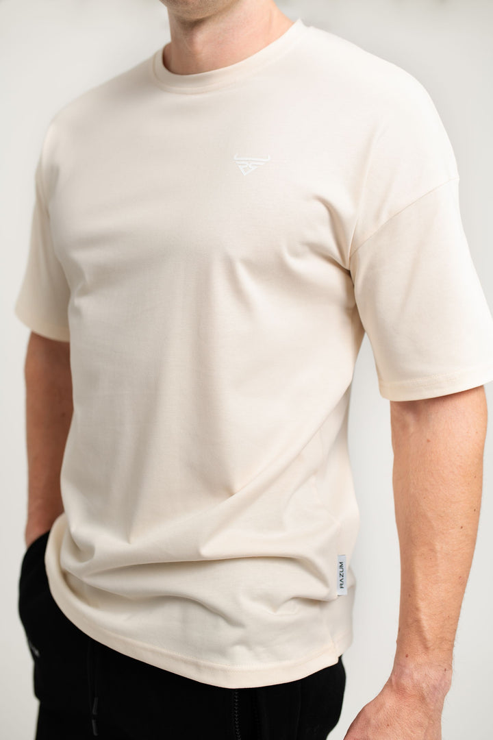 Oversized T-Shirt, Beige