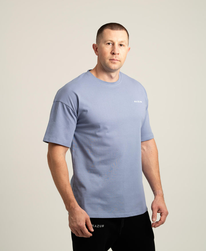 Oversized T-Shirt, Kadettblau