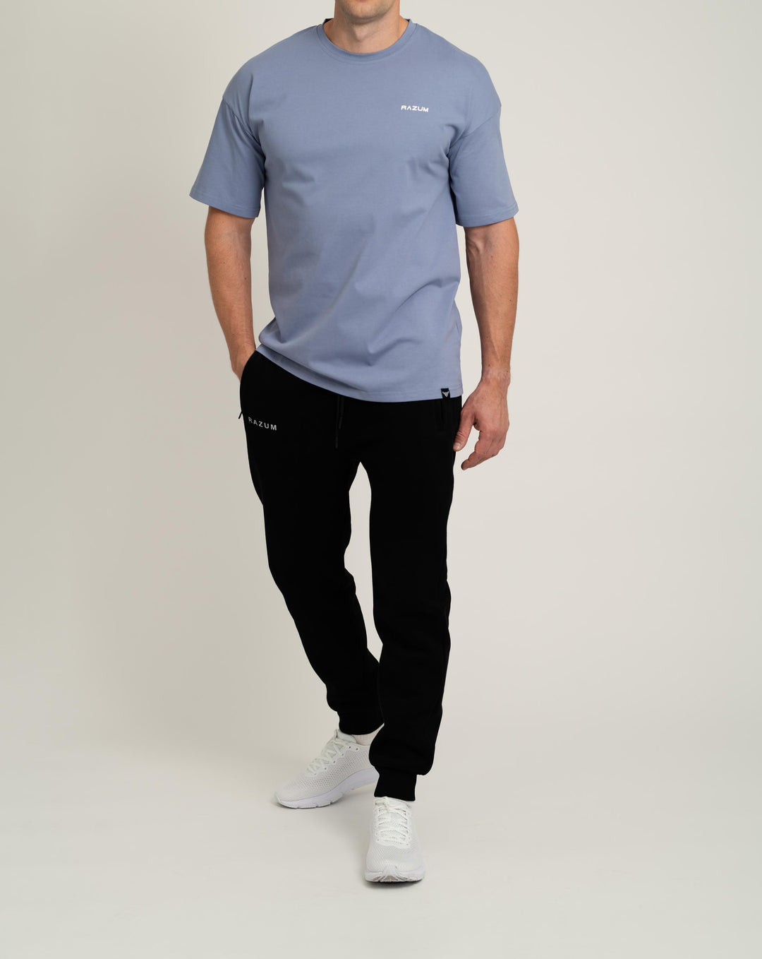 Oversized T-Shirt, Kadettblau