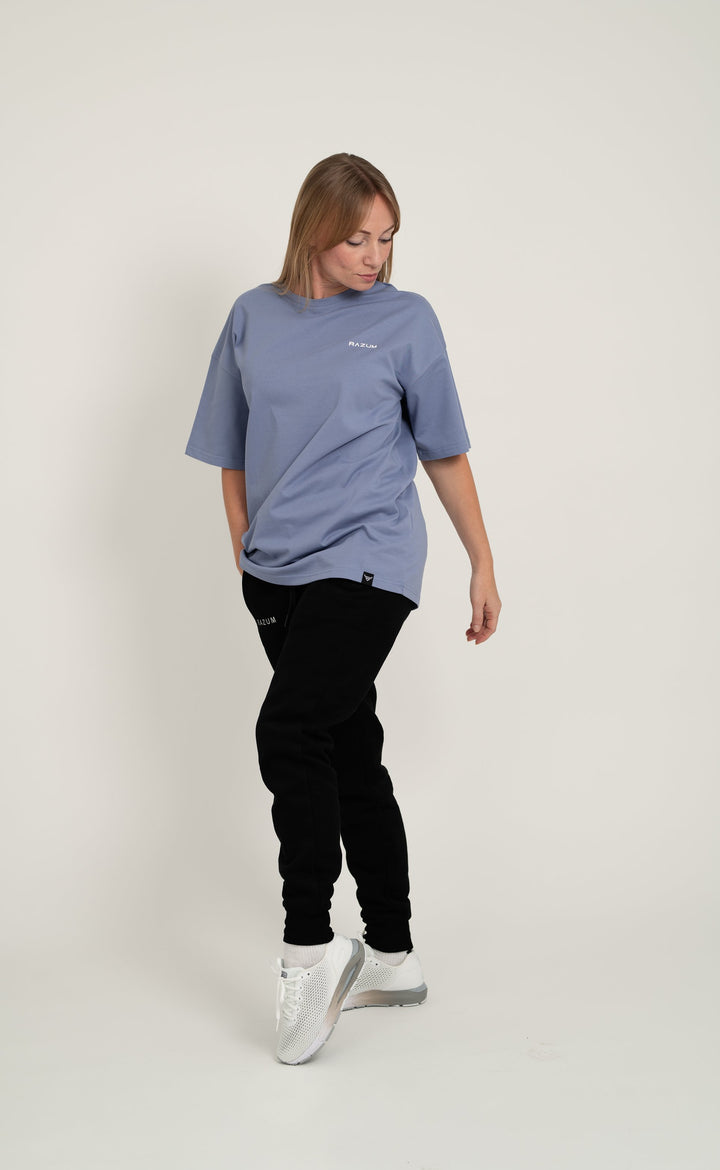 Oversized T-Shirt, Kadettblau