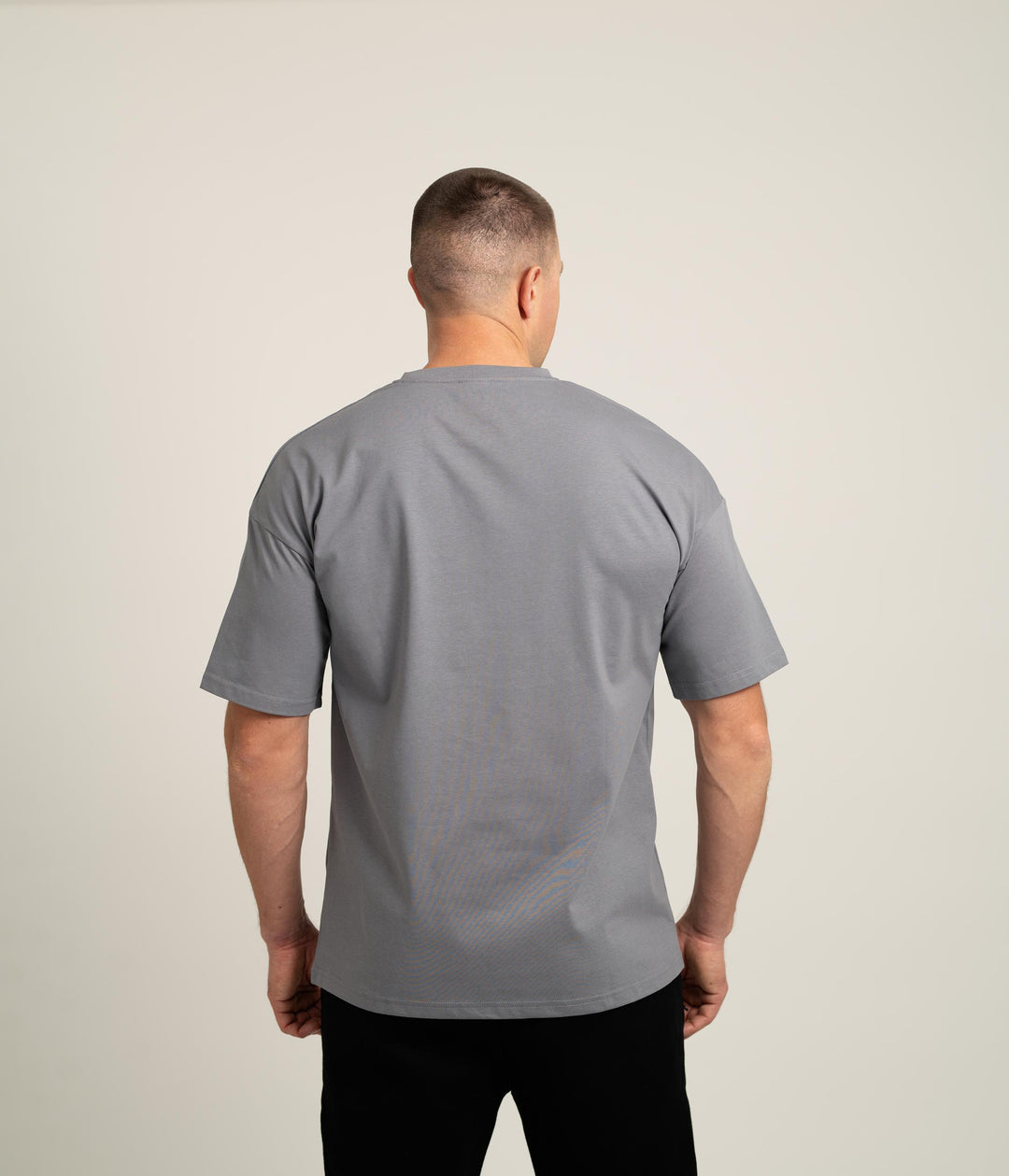 Oversized T-Shirt, Grau