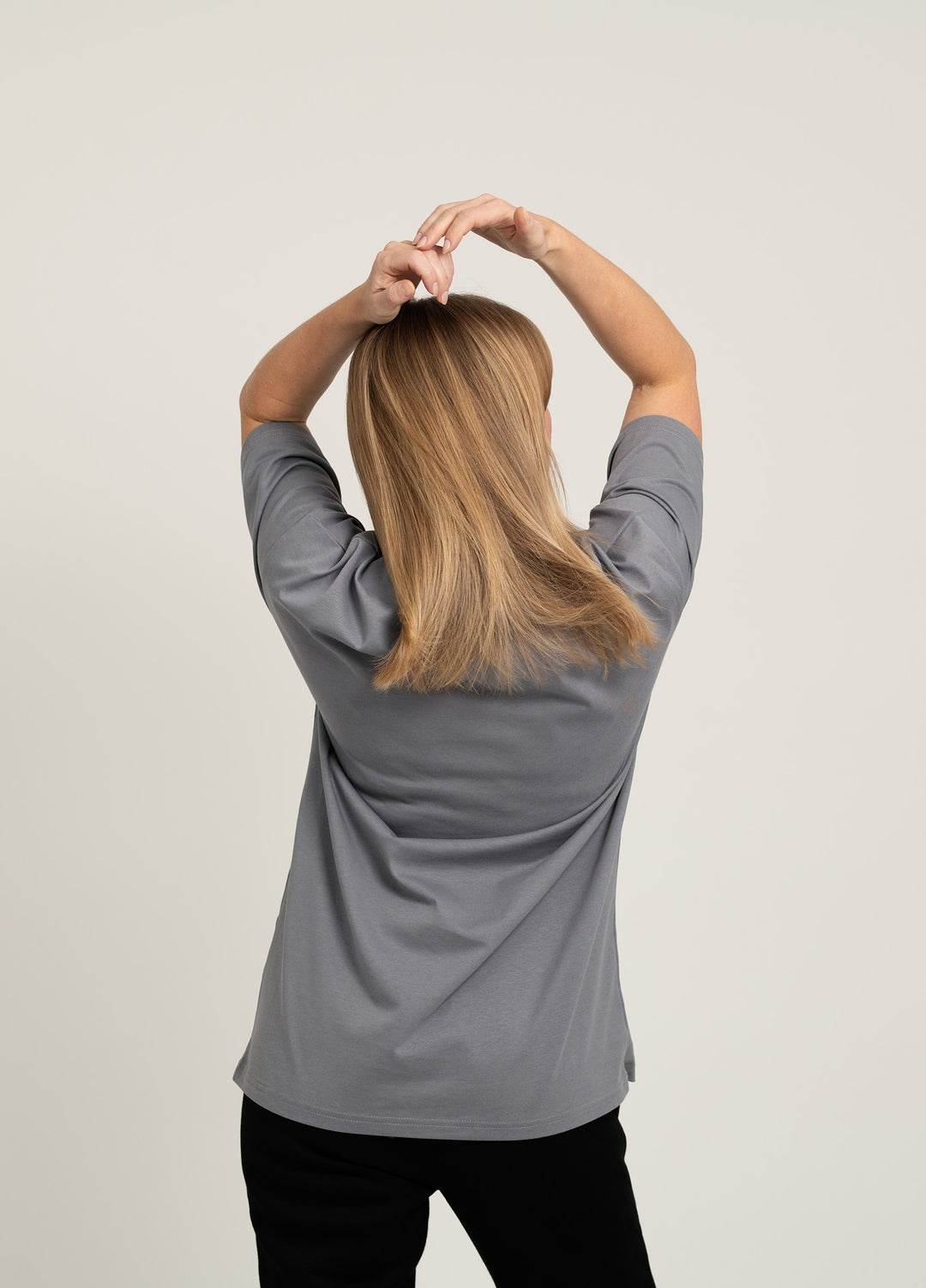 Oversized T-Shirt, Grau