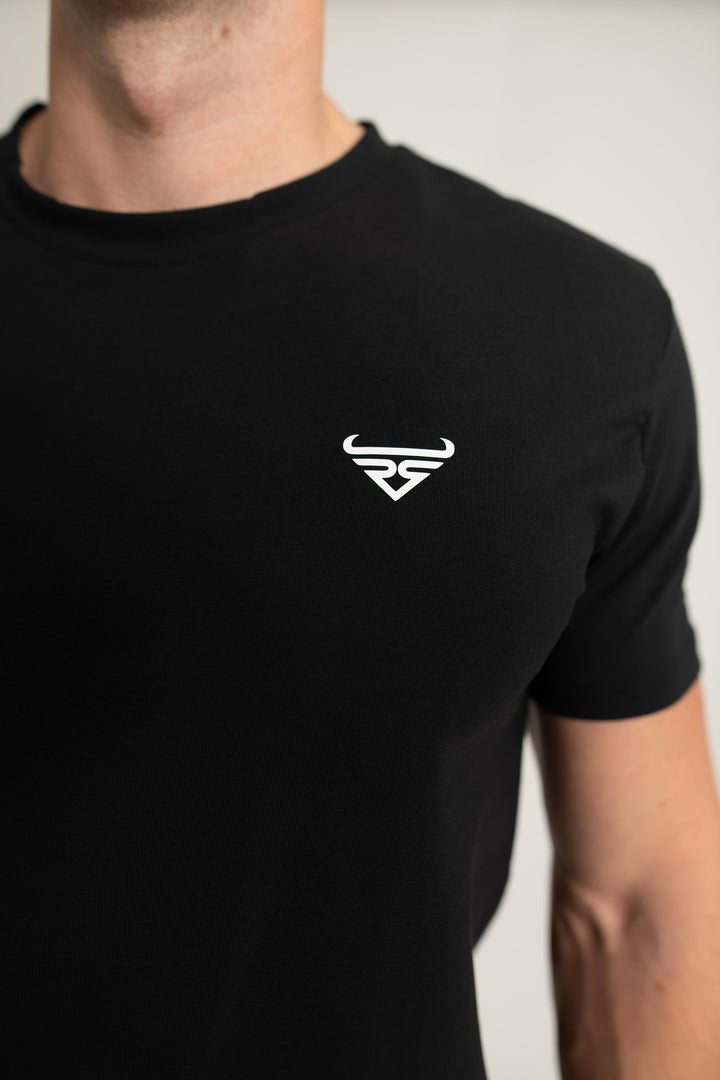 Herren Regular Fit T-Shirt, Schwarz