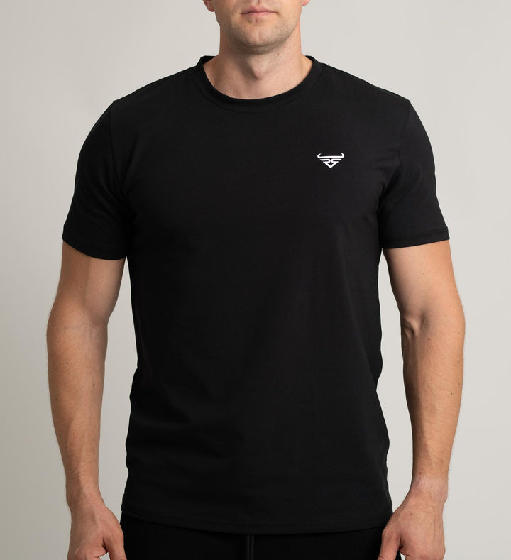 Herren Regular Fit T-Shirt, Schwarz