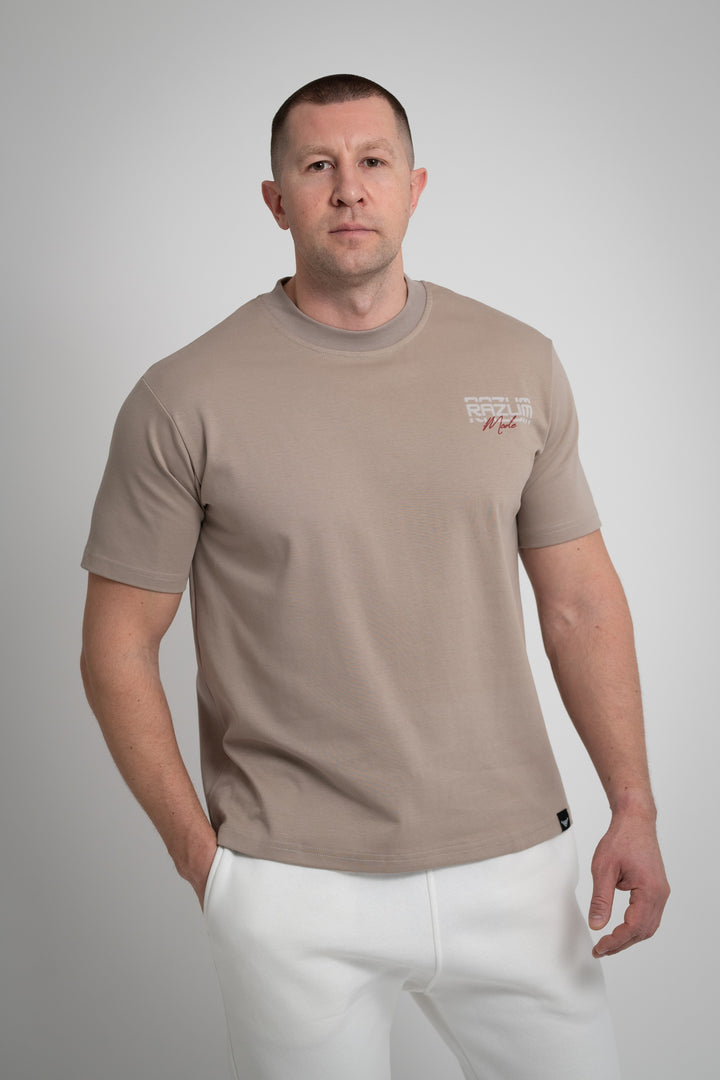 RAZUM Signature T-Shirt – Sand Beige