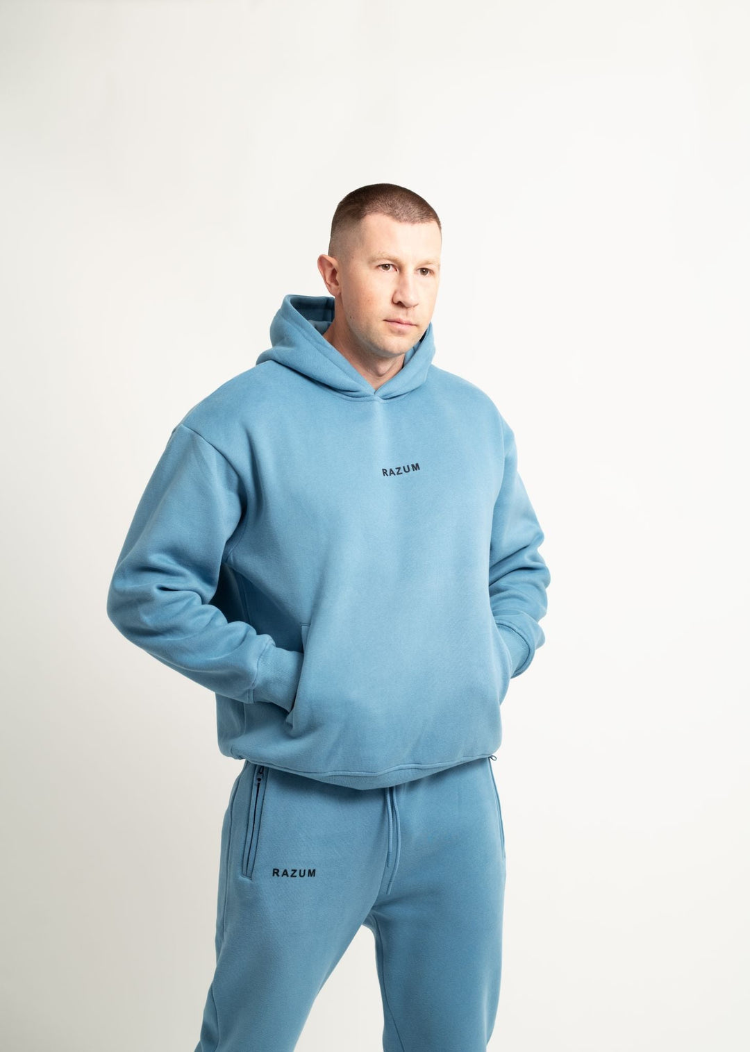 Oversized Hose, Baby blau