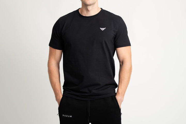 Herren Regular Fit T-Shirt, Schwarz