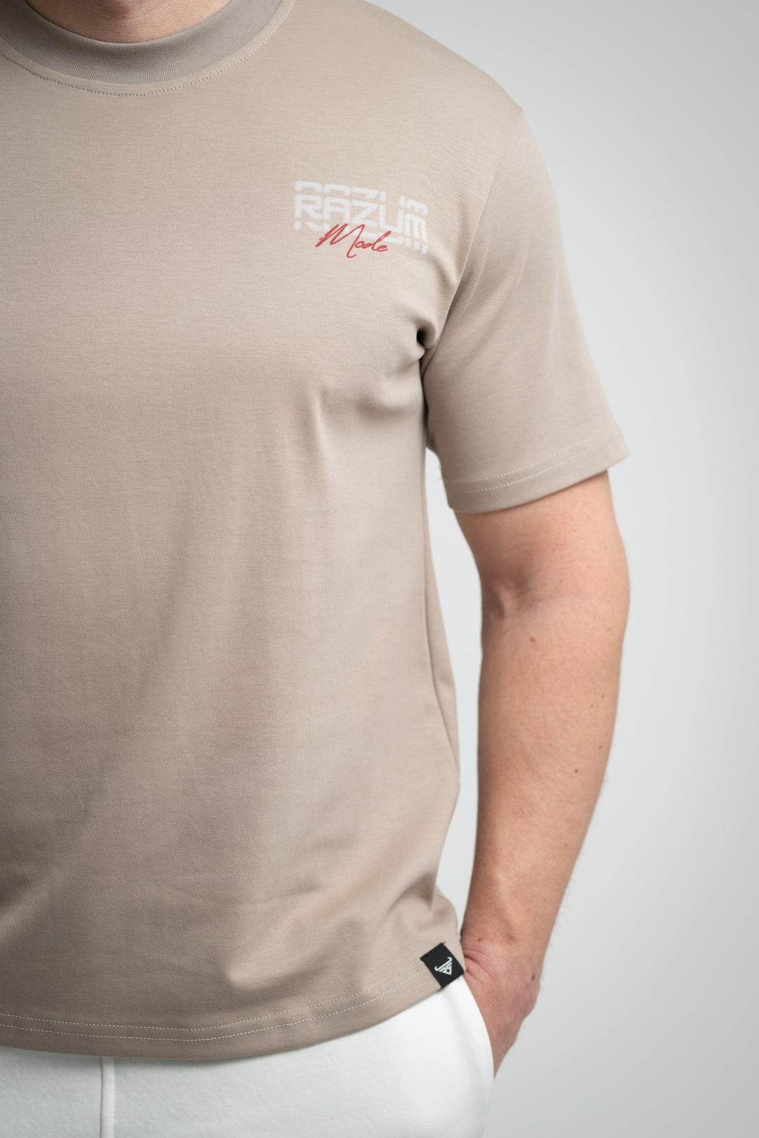 RAZUM Signature T-Shirt – Sand Beige