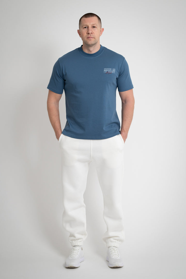 RAZUM Signature T-Shirt – Titan Blau