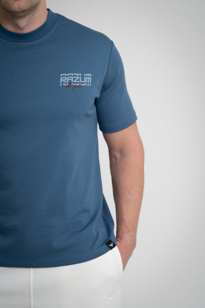 RAZUM Signature T-Shirt – Titan Blau