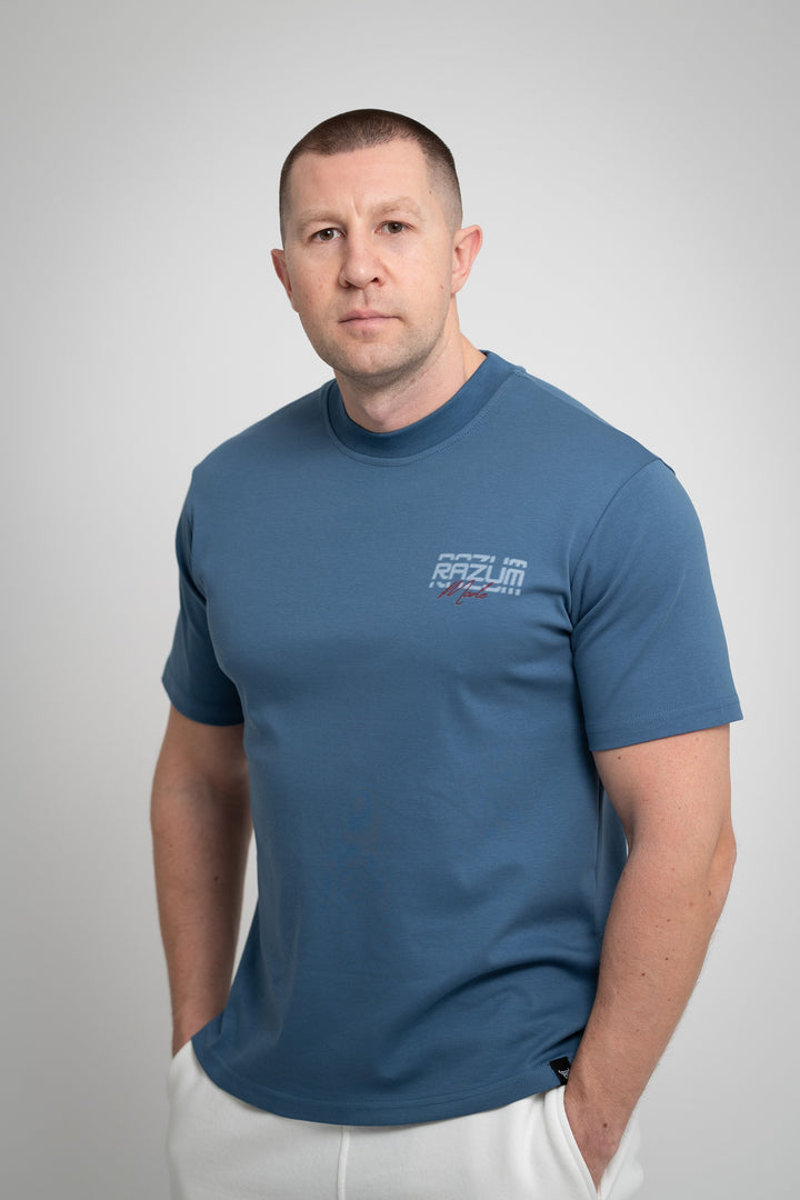 RAZUM Signature T-Shirt – Titan Blau